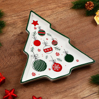 Блюдо ручной работы Елочные игрушки-2