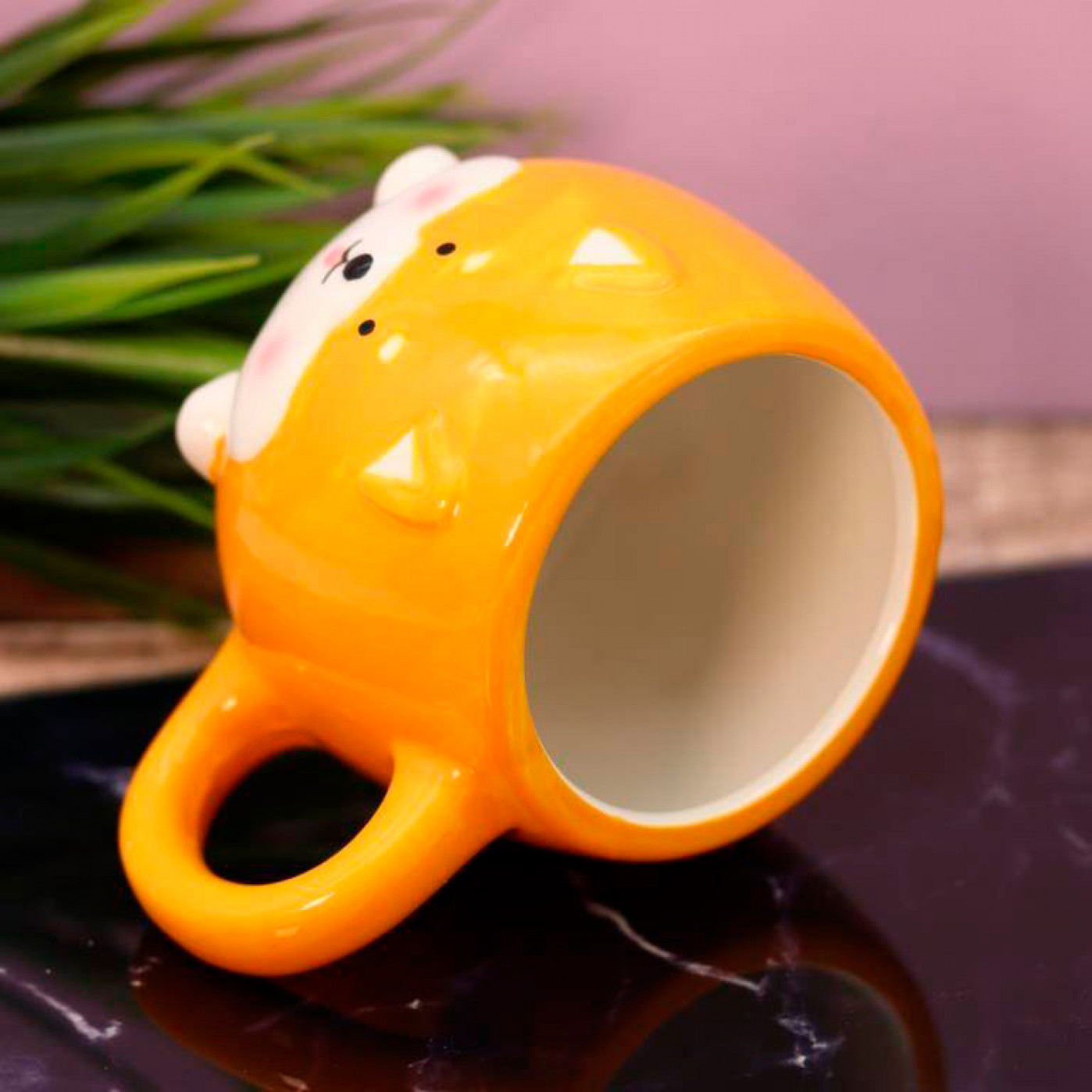 Кружка керамическая Корги 450 мл.