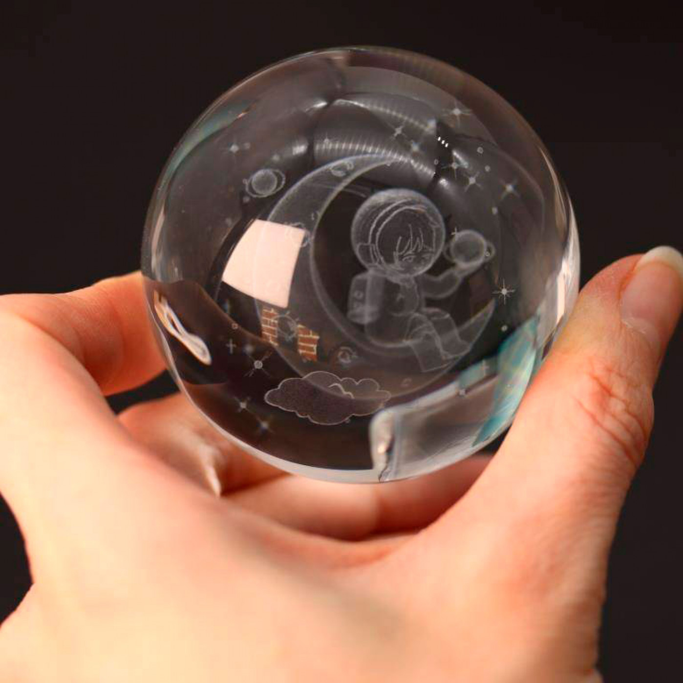 Светильник Хрустальный шар Астронавт