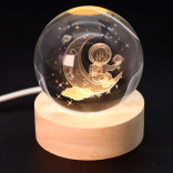 Светильник Хрустальный шар Астронавт