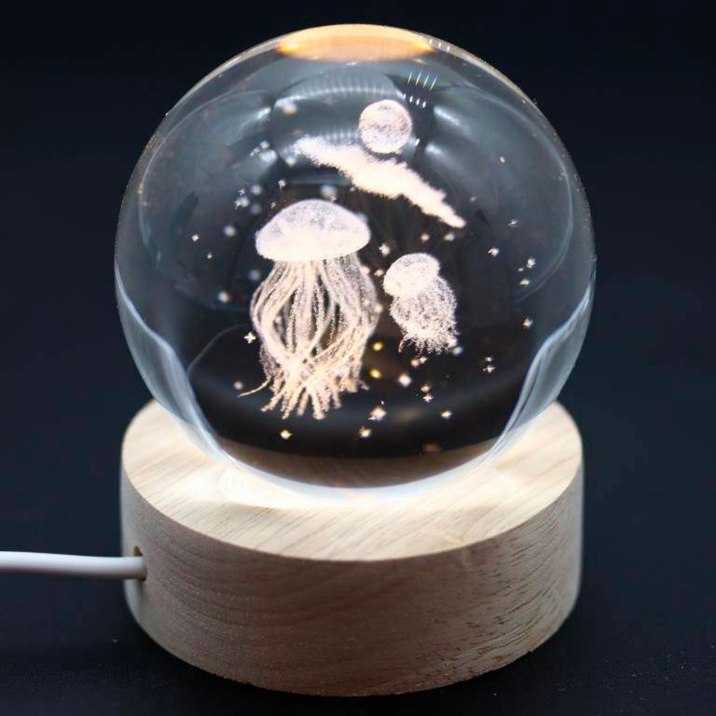 Светильник Хрустальный шар Медузы