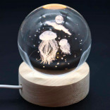 Светильник Хрустальный шар Медузы