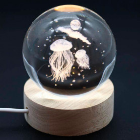 Светильник Хрустальный шар Медузы-2