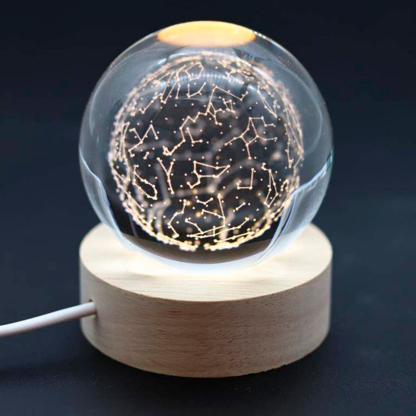 Светильник Хрустальный шар Созвездия