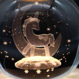 Светильник Хрустальный шар Единорог