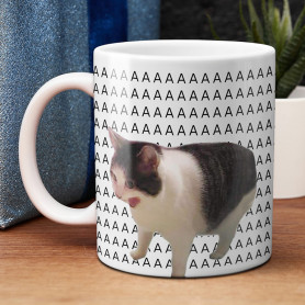 Кружка Кот Мем ААА