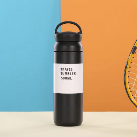 Термостакан Travel черный