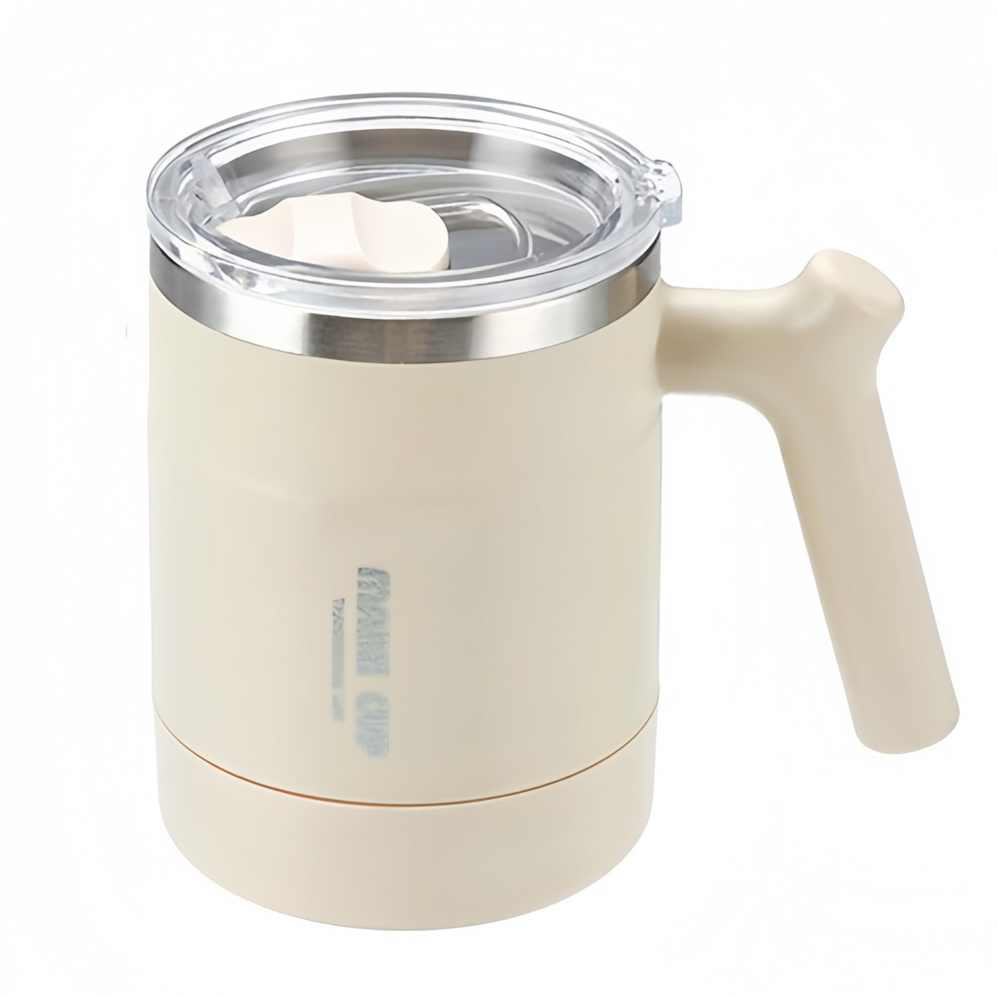 Термокружка Adventure Spoon Mug Белая со специальным отсеком и ложкой 500 мл