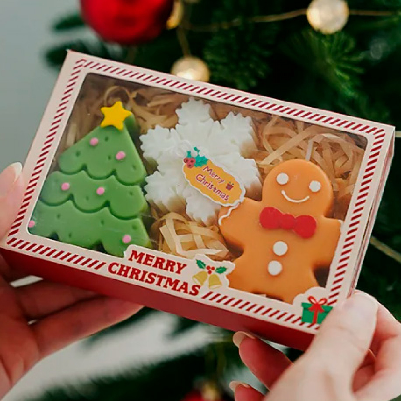 Набор ароматических свечей Merry Christmas 3 в 1