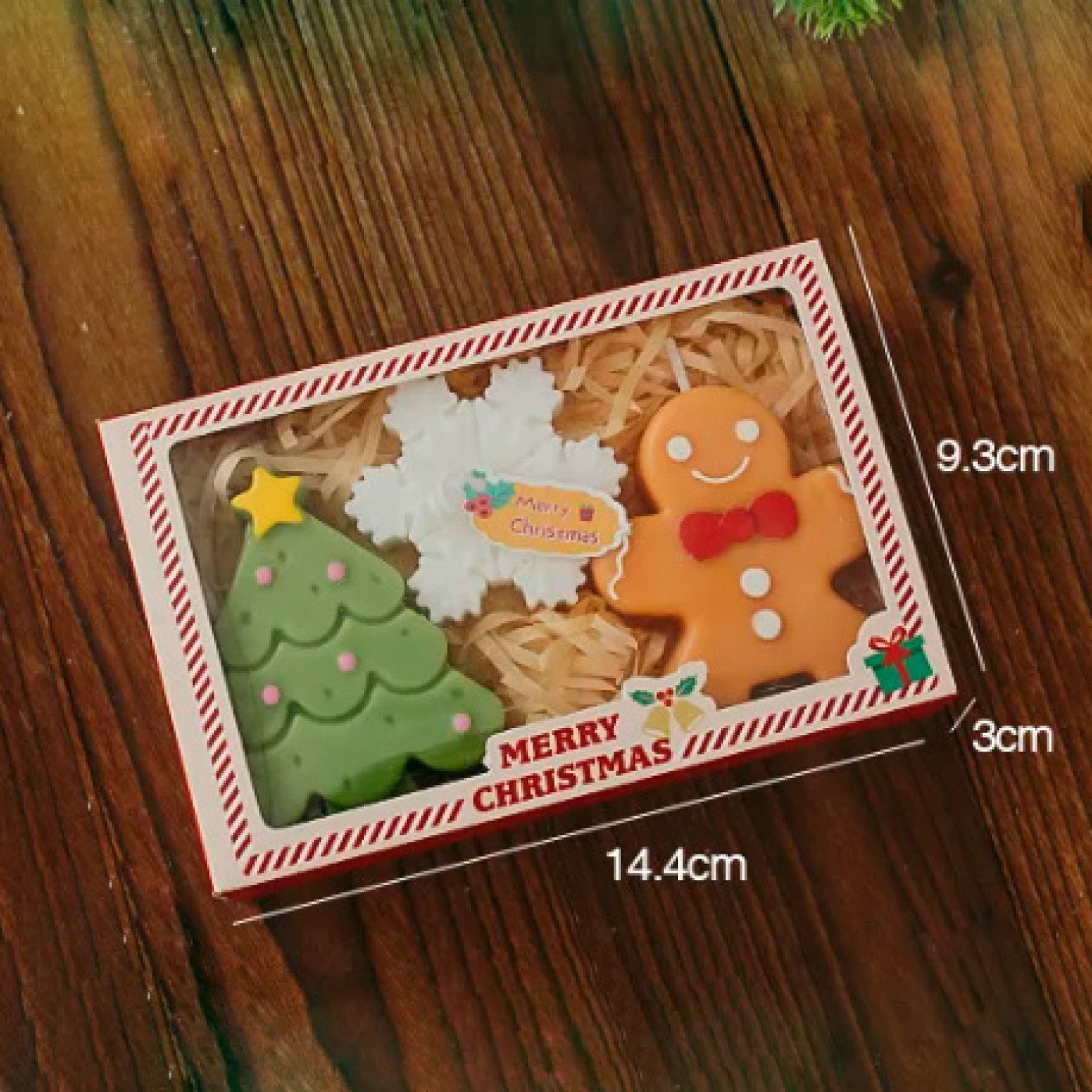 Набор ароматических свечей Merry Christmas 3 в 1