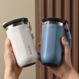 Термокружка 340 мл - герметичная, из нержавеющей стали, для дома и поездок