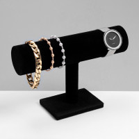 Подставка для часов, браслетов и цепочек (черная)