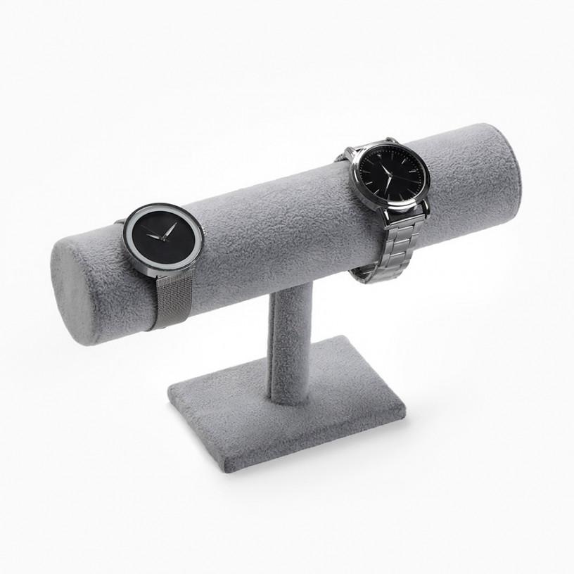 Подставка для часов, браслетов и цепочек (серая)