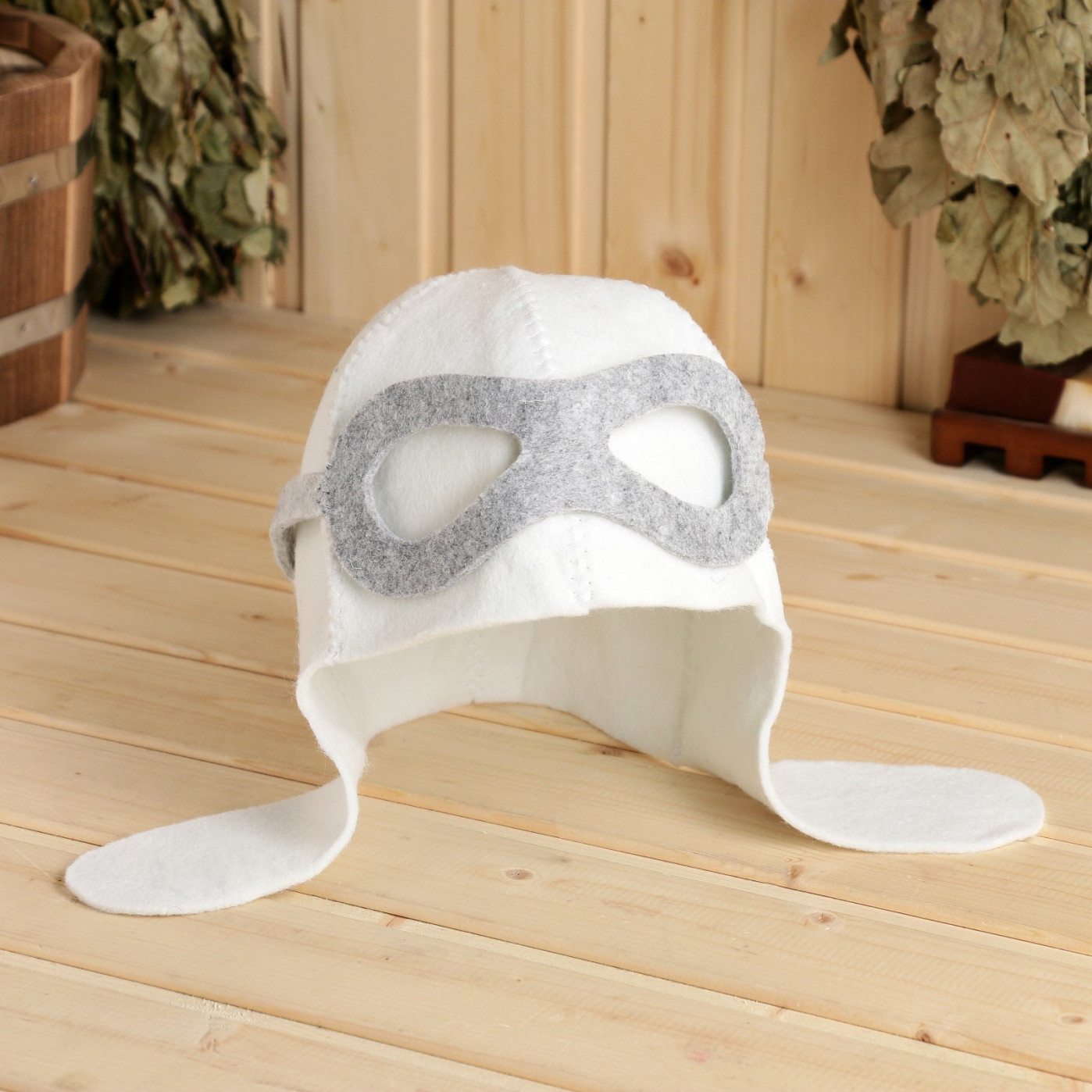 Шапка для бани и сауны Пилот