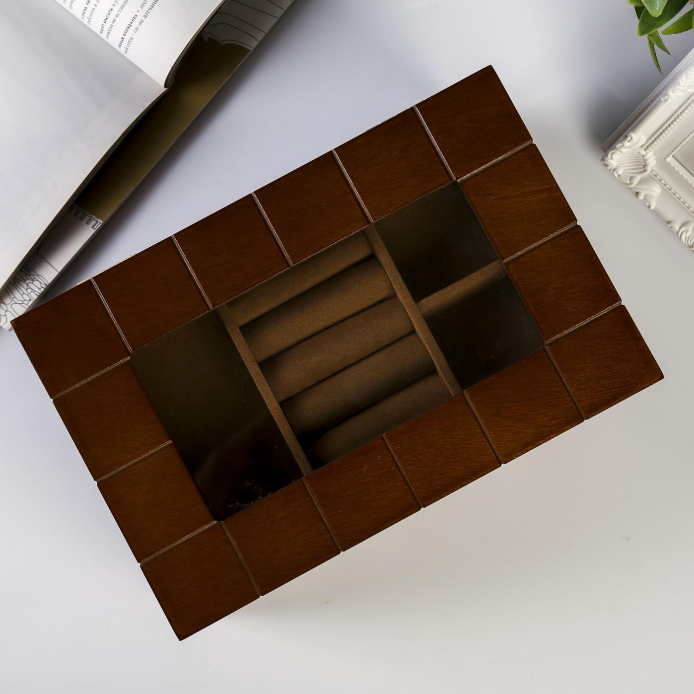 Шкатулка для украшений и аксессуаров Клетка