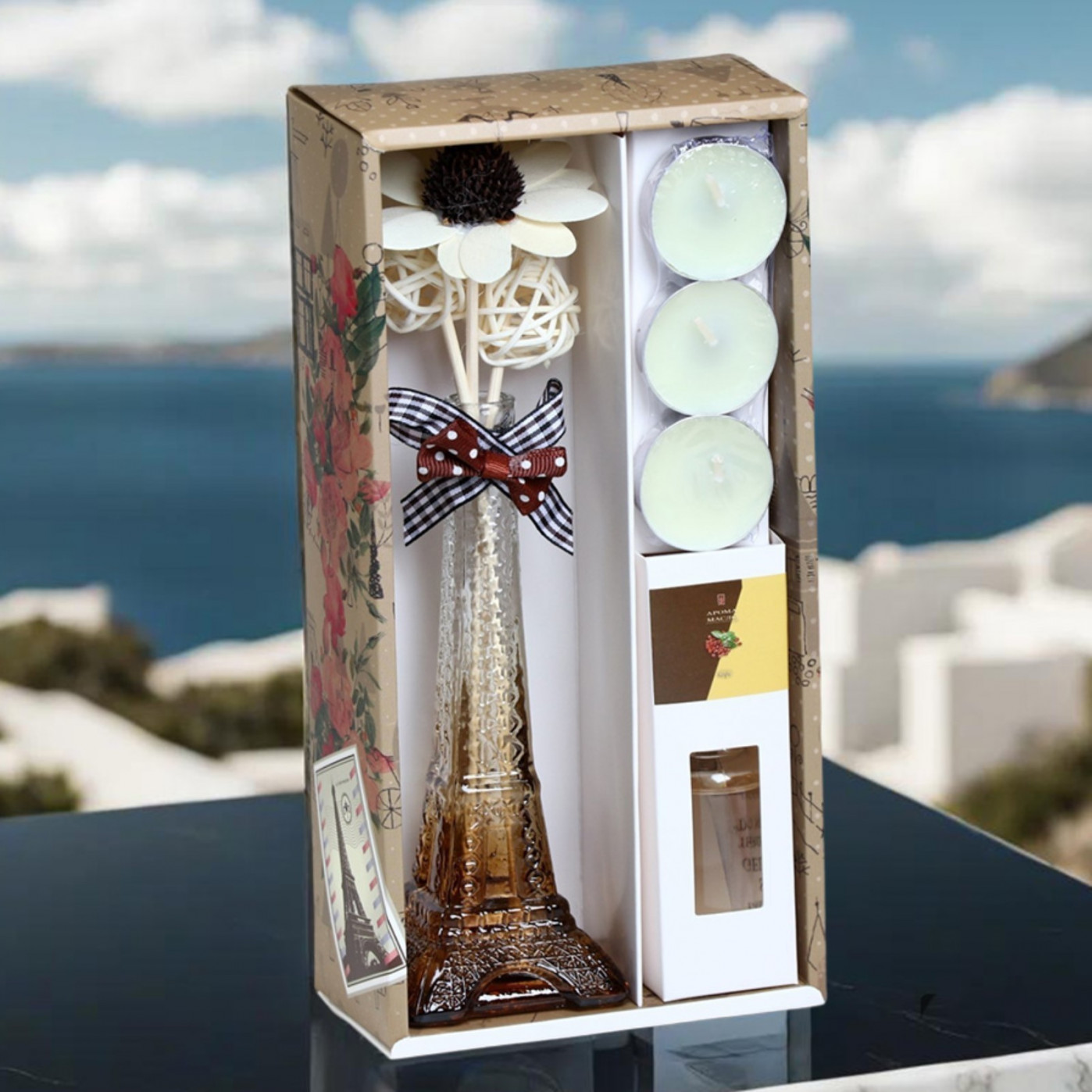 Подарочный арома-набор Эйфелева башня Океан