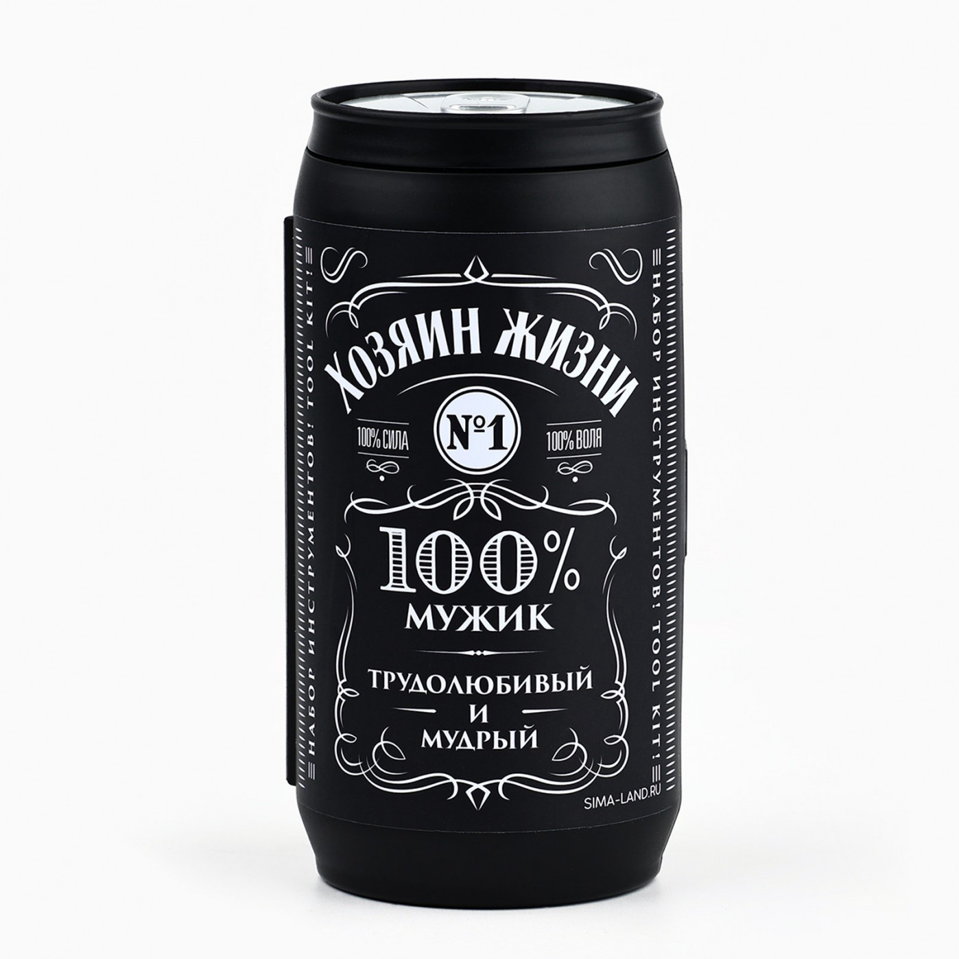 Подарочный набор инструментов в банке 13 в 1 Хозяин жизни