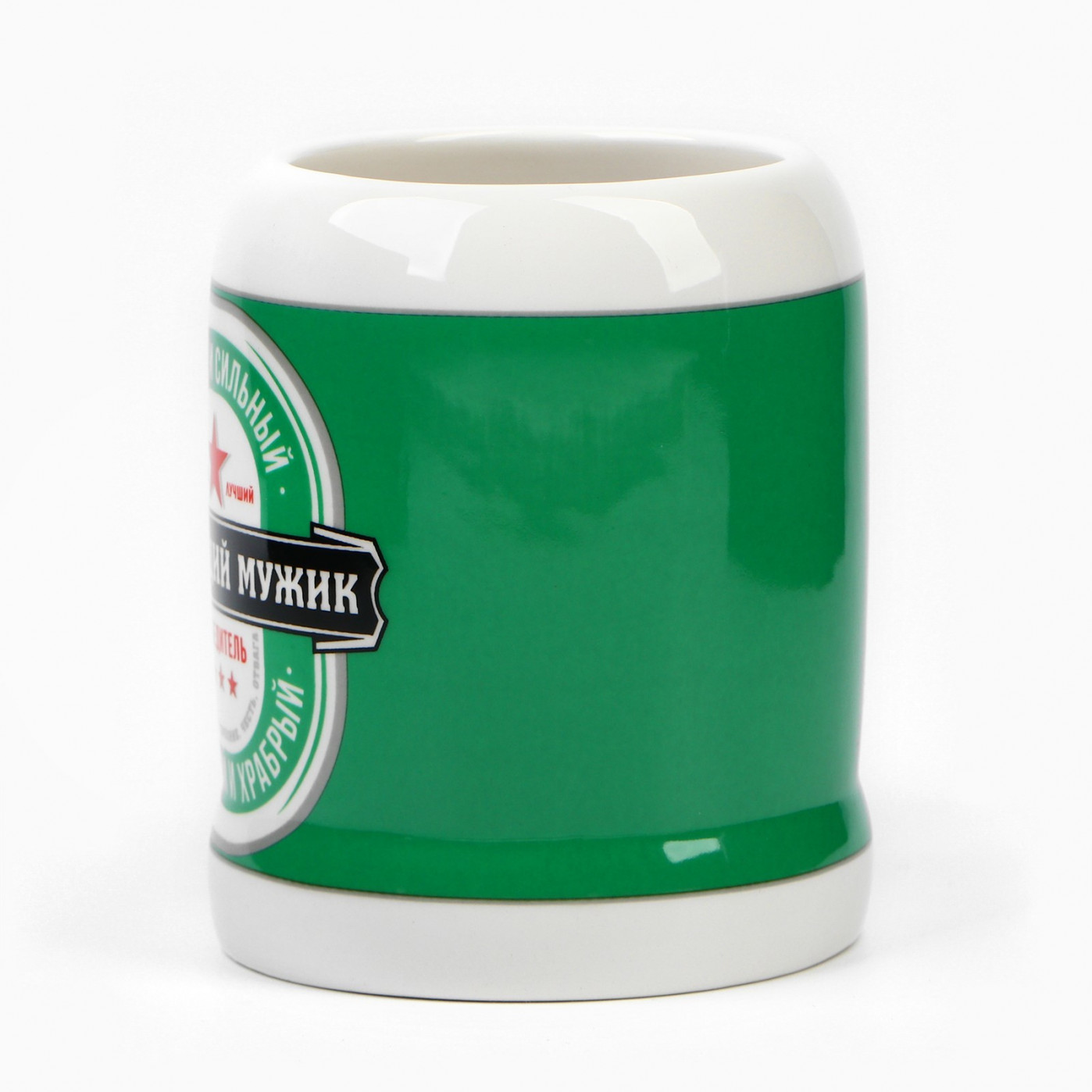 Пивная кружка Настоящий мужик 600 мл.