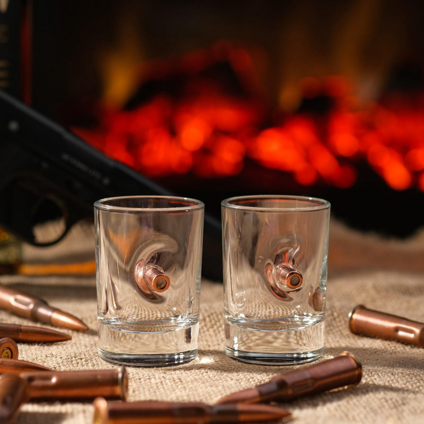 Набор стопок с пулей Непробиваемые 2шт.