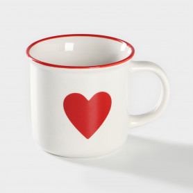 Кружка фарфоровая Сердце