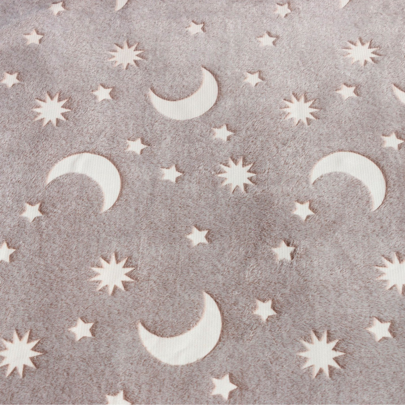 Плед с рукавами светящийся в темноте Луна 150 х 200 см.