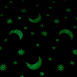 Плед с рукавами светящийся в темноте Луна 150 х 200 см.