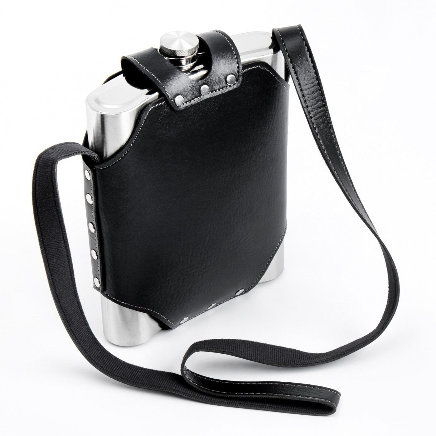 Туристический набор 5 в 1 (фляжка, 4 стопки, чехол)