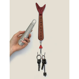 Ключница - ложка для обуви Блесна Дома клёво-2