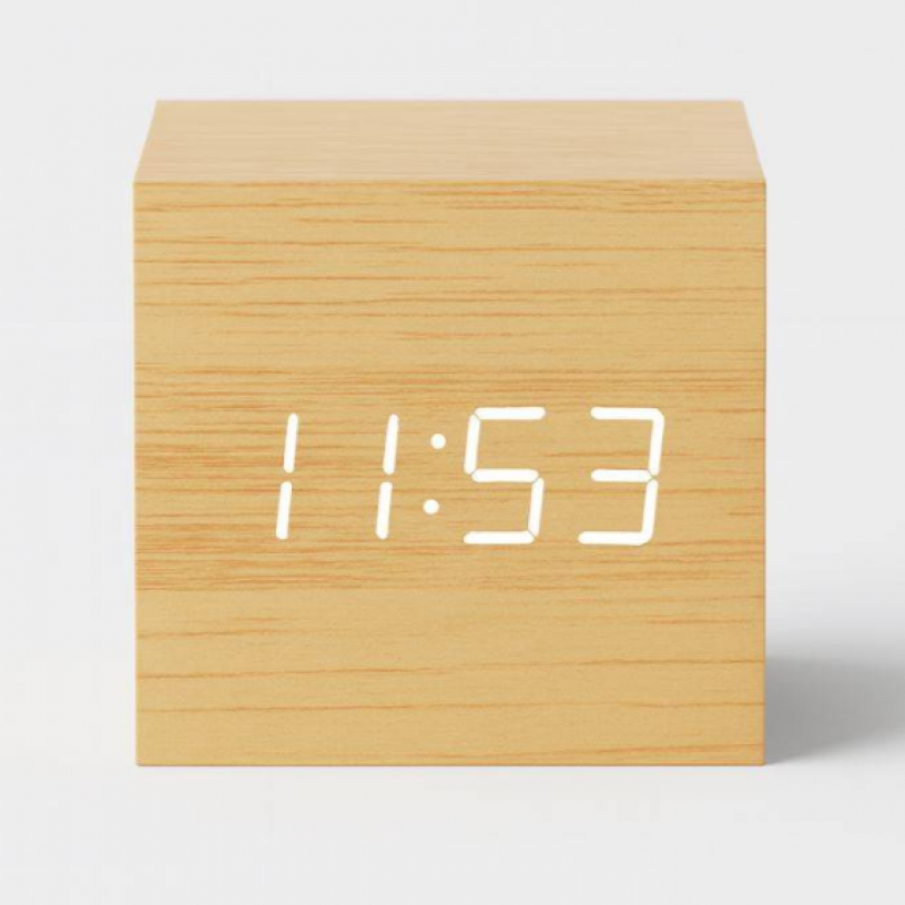 Часы с будильником Nature Digit (разные цвета)-2