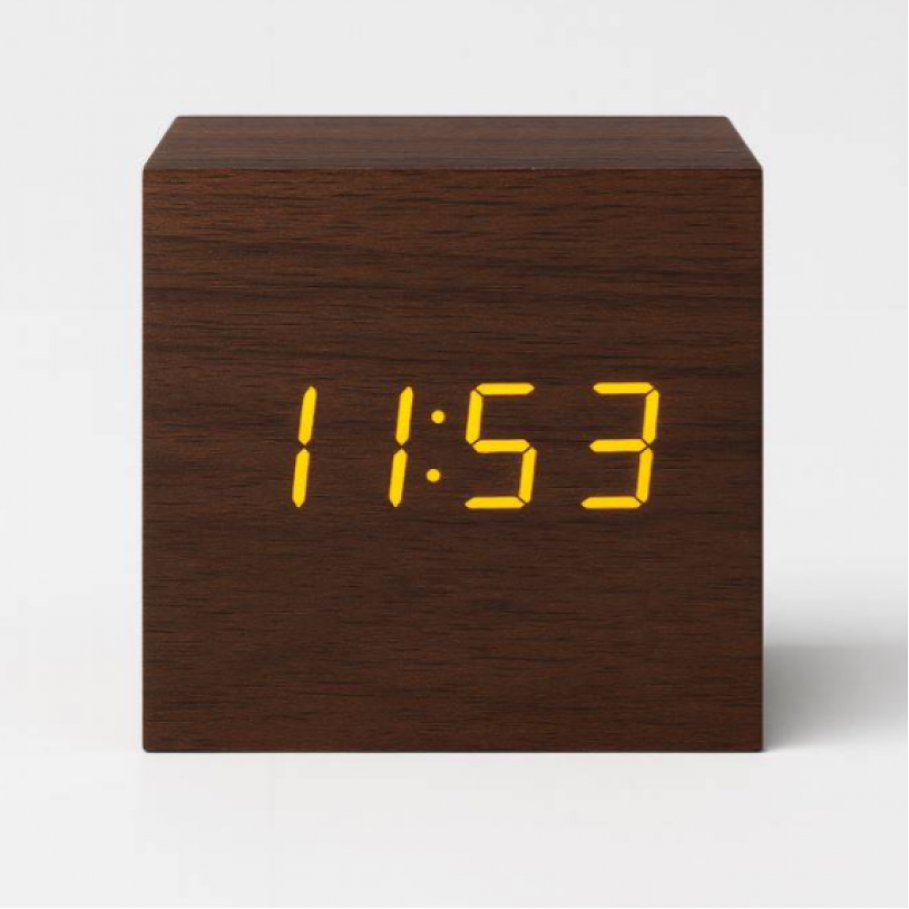 Часы с будильником Nature Digit (разные цвета)