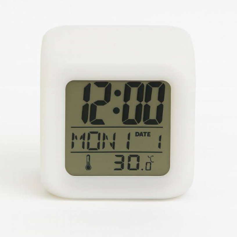 Светящиеся часы с будильником Glow Cube-2