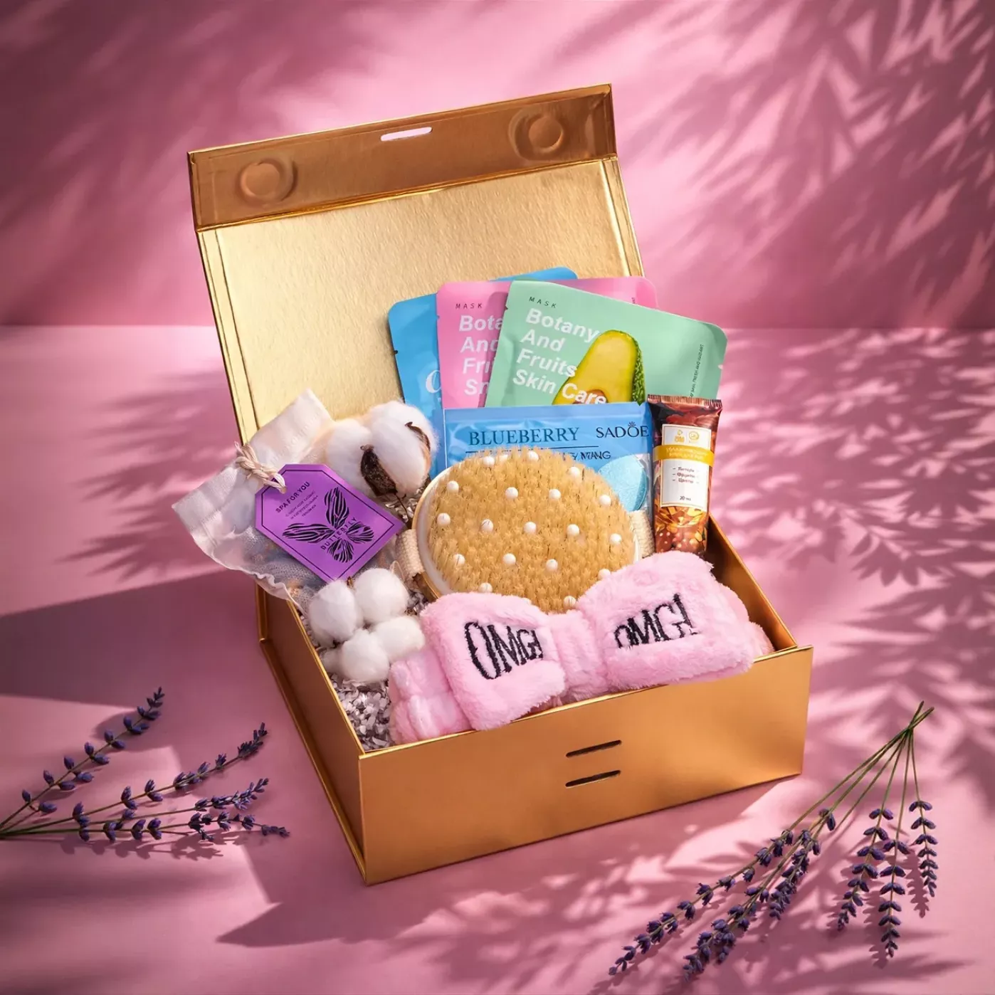 Подарочный СПА набор Час тишины для нее - с косметикой для ухода за телом