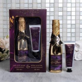 Подарочный набор Расцветай от счастья гель для душа и крем для рук