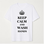Футболка Keep Calm and Wash Hands - Белая