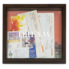 Копилка путешественника Dream Лондон темное дерево-2