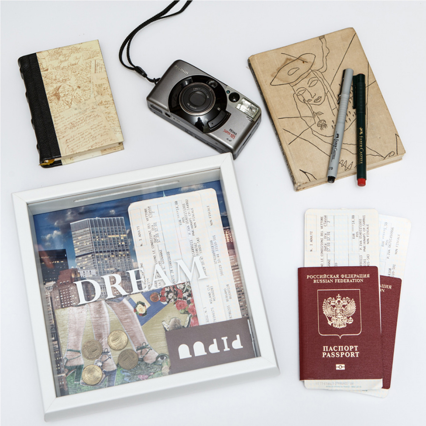 Копилка путешественника Dream Лондон темное дерево