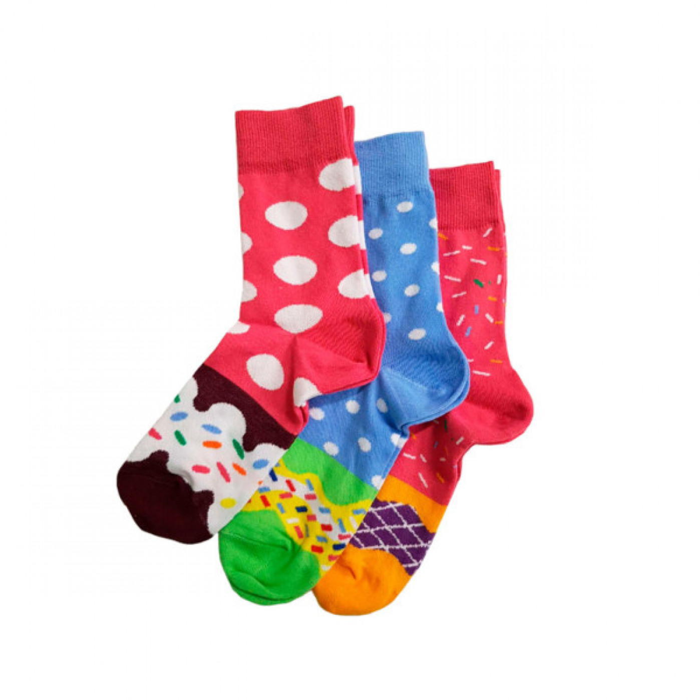 Набор цветных носков Donuts 3 пары