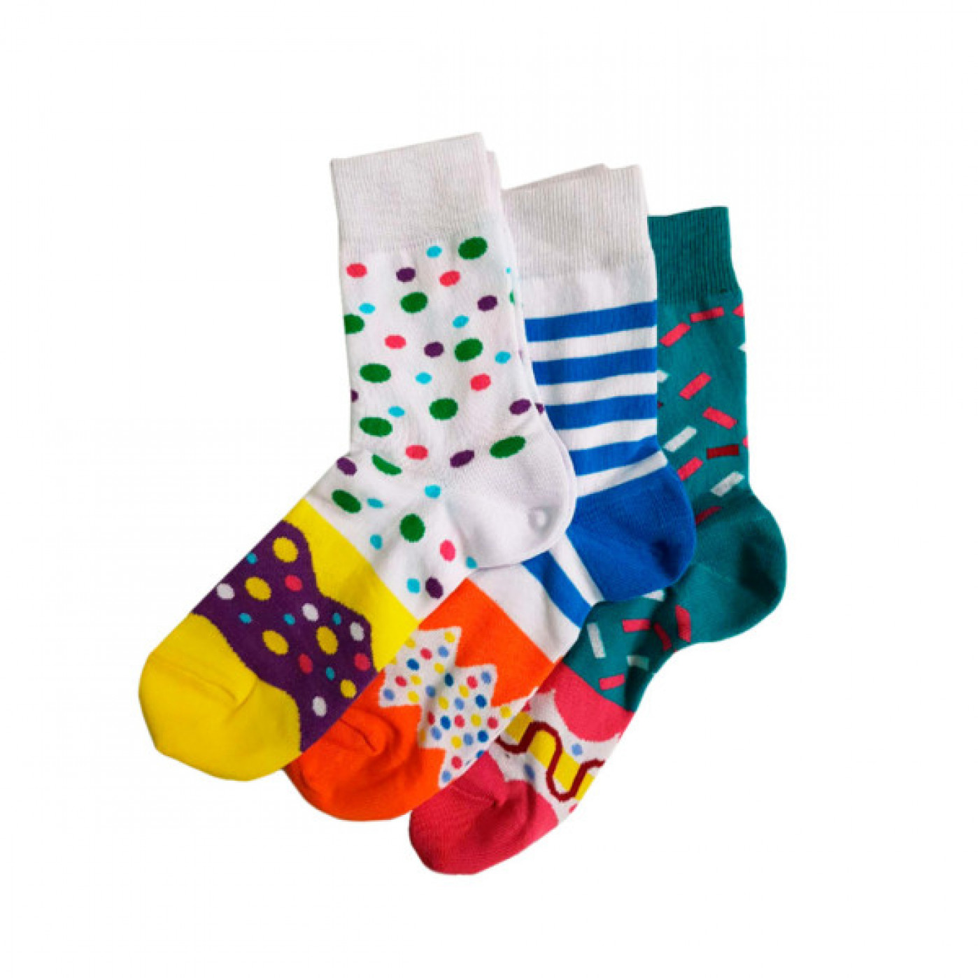 Набор цветных носков Donuts 3 пары