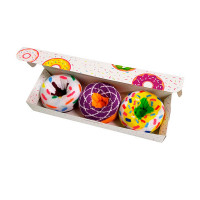 Набор цветных носков Donuts 3 пары