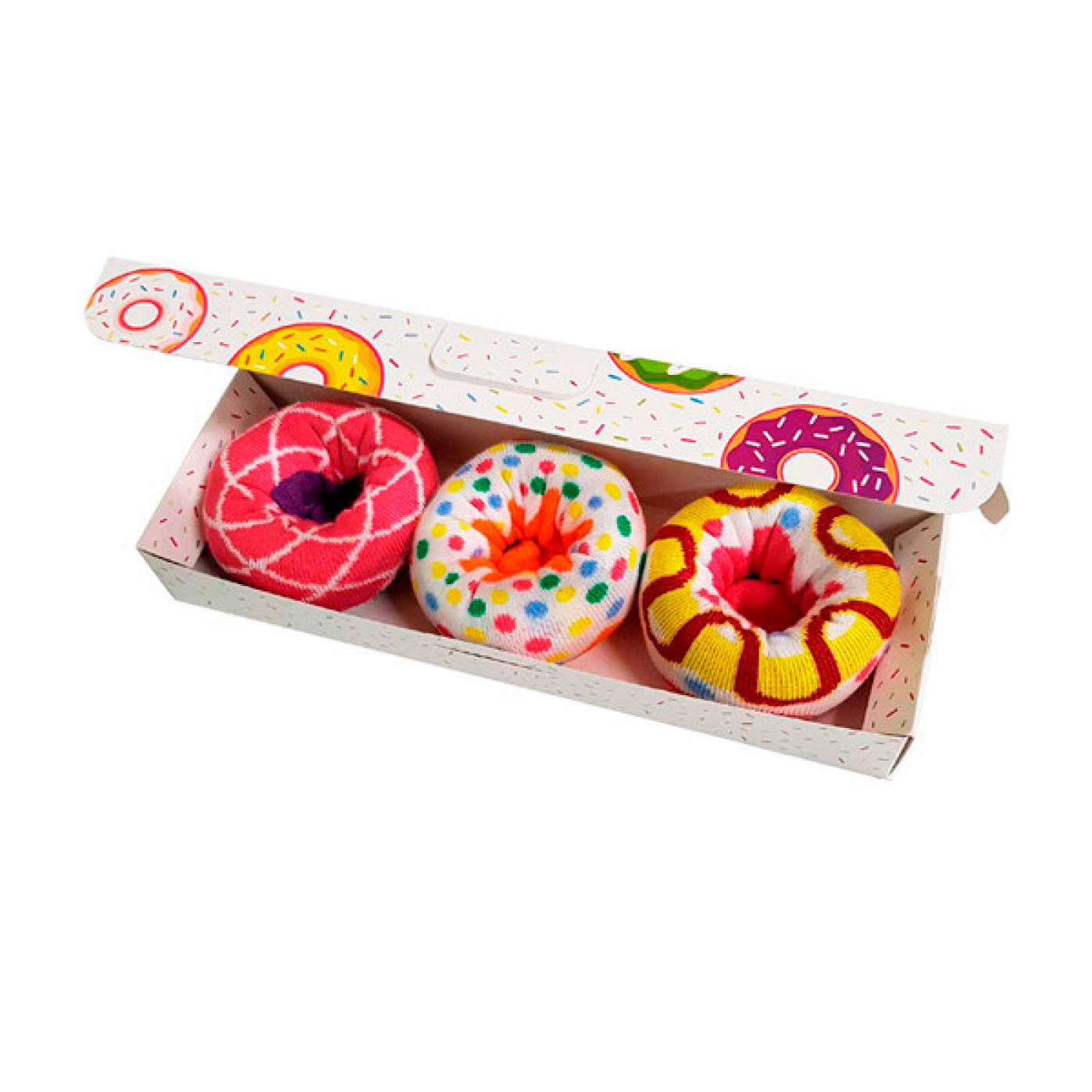 Набор цветных носков Donuts 3 пары