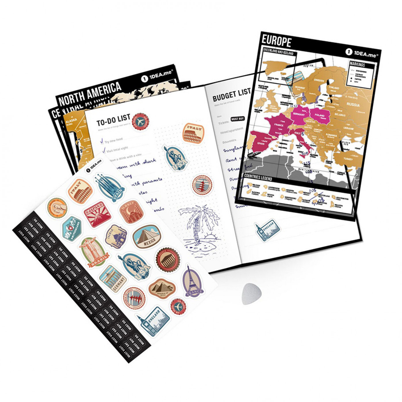 Планер путешествий Travel Map Book Планер путешествий Travel Map Book