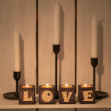 Набор свечей с ароматом клубники LOVE