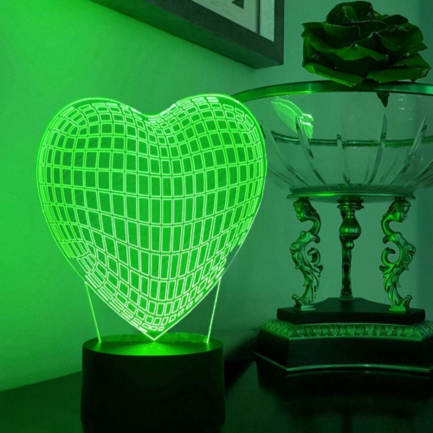 3D Светильник Сердце
