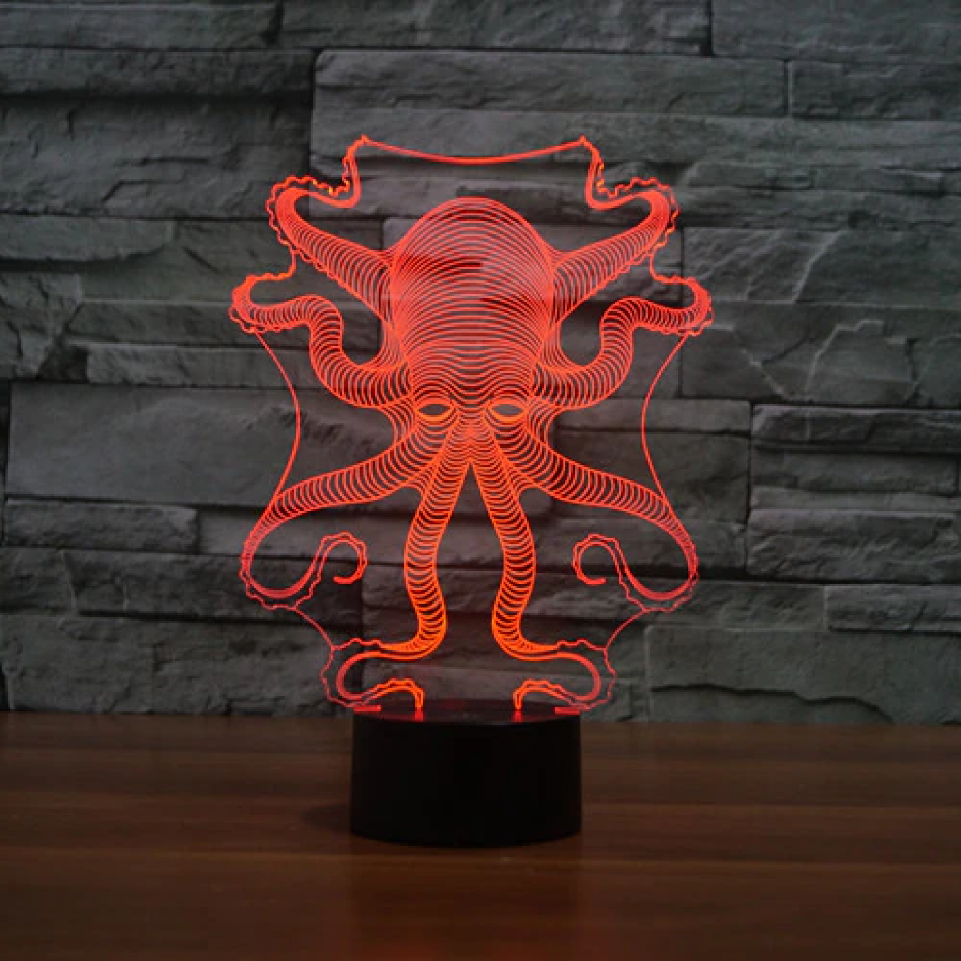 3D Светильник Осьминог