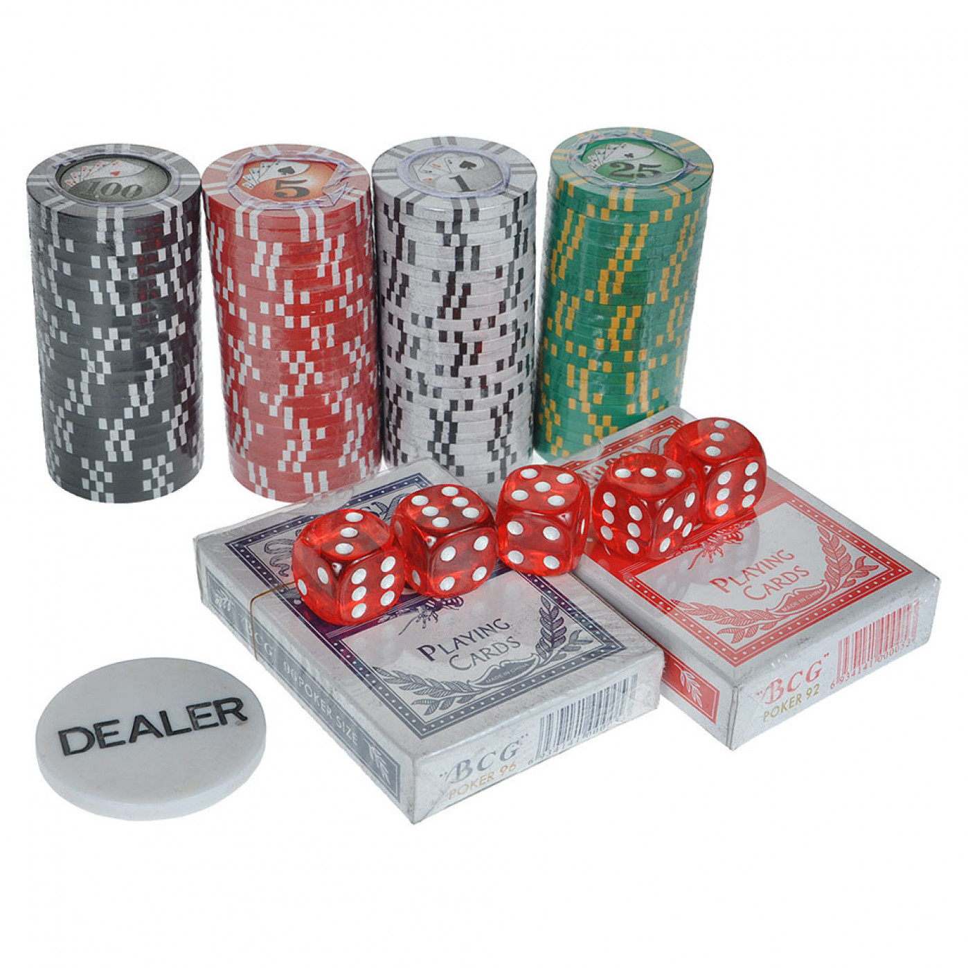 Набор для покера в кейсе на 200 фишек