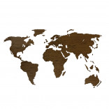Деревянная карта мира Countries 150 х 80 см.