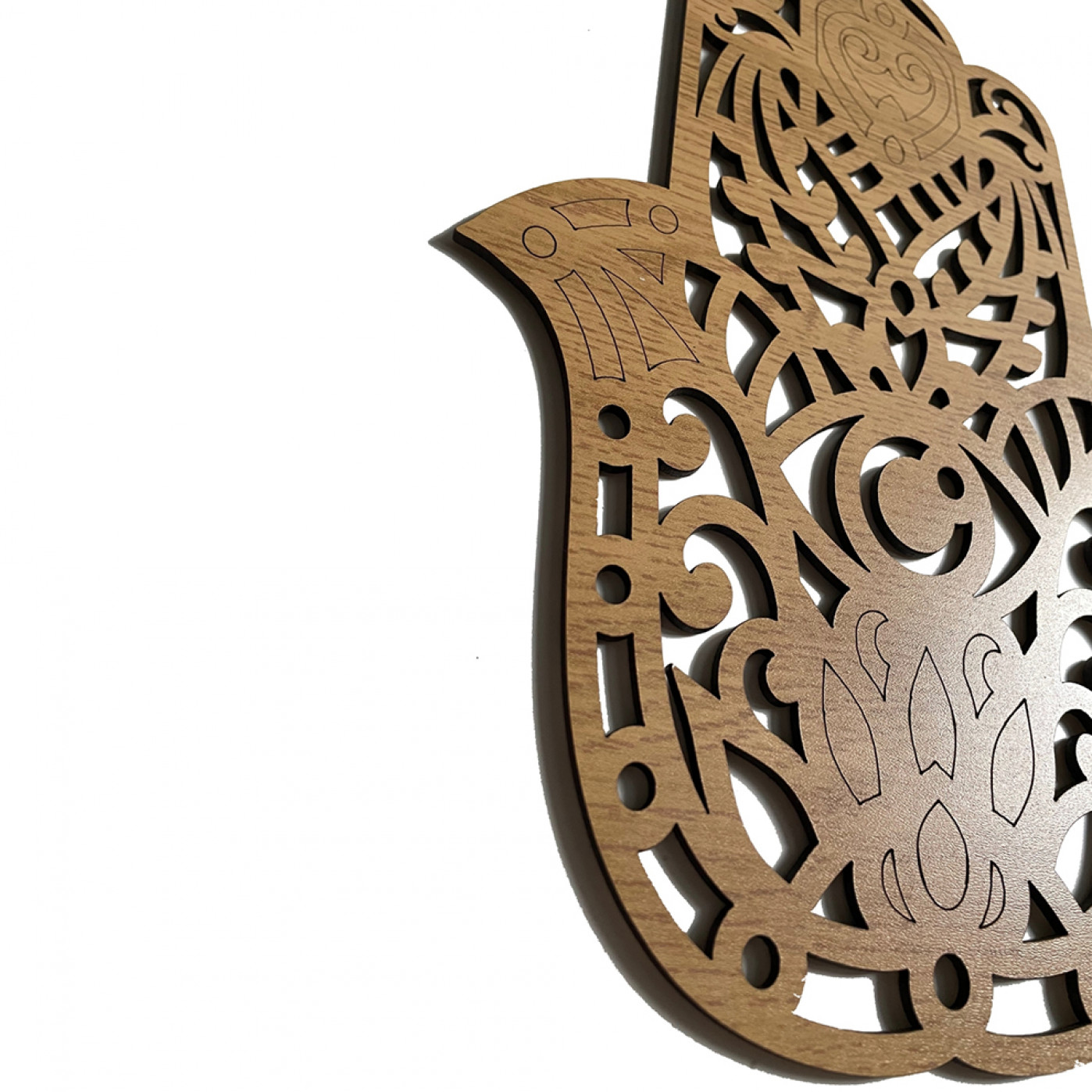 Настенное панно из дерева Хамса