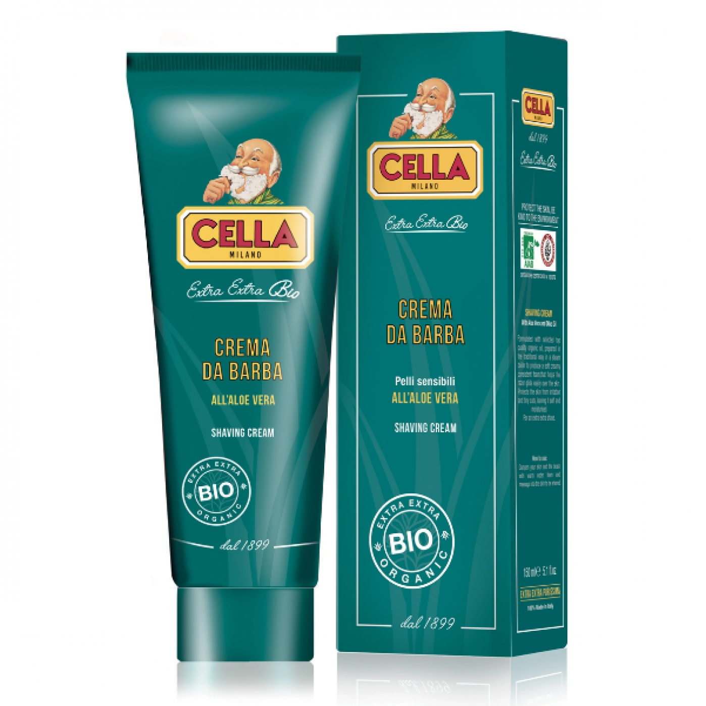 Подарочный набор для бритья Cella Duo Organic