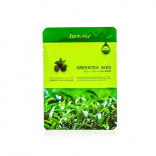 Тканевая маска для лица c экстрактом семян зеленого чая