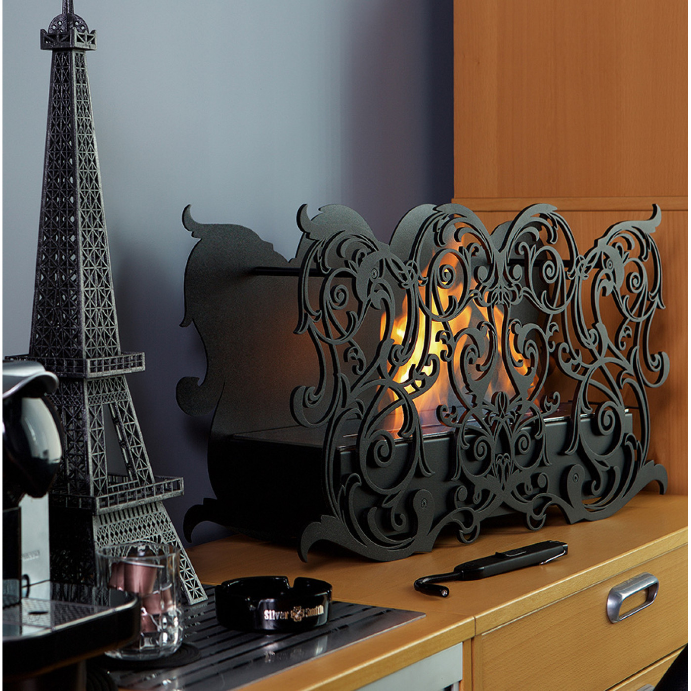 Напольный биокамин Emotion StandART Black